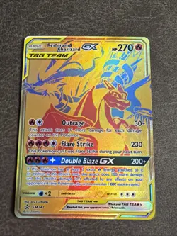 Reshiram & Charizard GX Tag Team Pokemon Card - Image 1