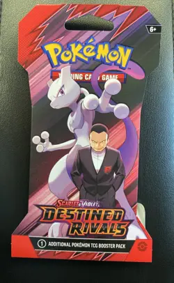 4 Sleeved Packs Of Pokemon Destined Rivals Scalet Violet - Full ART - Image 1