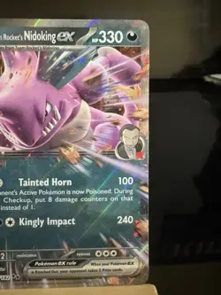 TEAM ROCKET’S NIDOKING EX - 119/182 Destined Rivals NM - Double Rare - Pokemon - Image 3