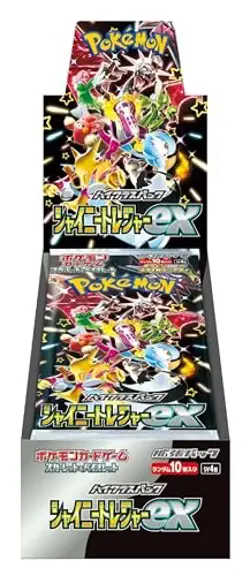 Pokemon - Shiny Treasure Ex Booster Box Sealed (Japanese)- 30 Packs 4521329394824 - Image 1