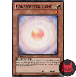Yugioh Consecrated Light SDLS-EN022 Common 1st Edition NM - Image 1