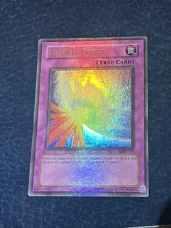 Mirror Force MRD Misprint Max Foil Bleed Metal Raiders Lp Yugioh Ultra Rare - Image 1