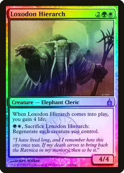 Loxodon Hierarch FOIL Ravnica: City of Guilds HEAVILY PLD Rare CARD ABUGames - Image 1