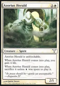 Azorius Herald -Foil Light Play MTG Dissension - Image 1