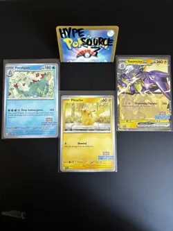 Pokemon Day 2024 Illustration Contest 3 Card Set Feraligatr, Pikachu, Toxtricity - Image 1