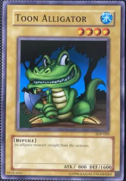 Toon Alligator SDP-009 Starter Deck: Pegasus Unlimited Edition - Yugioh Card - Image 1