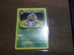 Dark Arbok Pokemon TCG WOTC Team Rocket NON- Holo Rare Card 19/82 NM/LP - Image 1