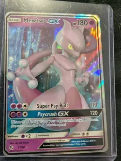 Pokemon Card Mewtwo GX Hp180 031/068 Pre-owned - Image 1