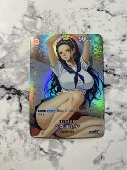 Nico Robin One Piece ACG Goddess Doujin Waifu Fan Card Holo Anime Cute School - Image 1