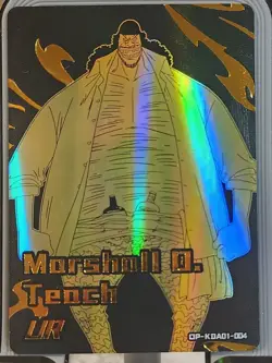 Marshall UR One Piece Anime TCG CCG Anime Card one piece op-kda01-004 - Image 1