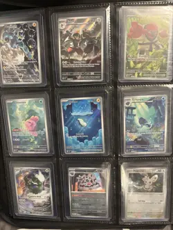 Lot of 9 Pokemon TCG Black Bolt / White Flare IR Full Art Cards - Image 1