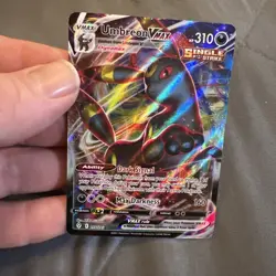 Pokemon TCG Evolving Skies Umbreon VMAX Full Art Card 95/203 Ships Asap - Image 2