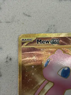 Pokemon TCG Mew EX Metal Gold NM 205/165 Scarlet & Violet 151 Promo Card - Image 2