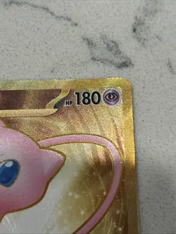 Pokemon TCG Mew EX Metal Gold NM 205/165 Scarlet & Violet 151 Promo Card - Image 3
