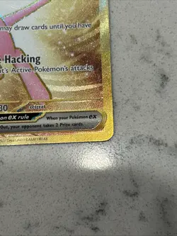 Pokemon TCG Mew EX Metal Gold NM 205/165 Scarlet & Violet 151 Promo Card - Image 5