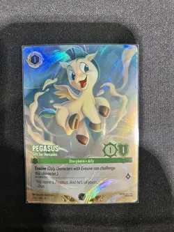 Disney Lorcana Challenge Milwaukee Pegasus Foil Promo Card 1/C2 EN 9 Foil - Image 1