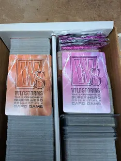 WILDSTORMS The Expandable Super-Hero Collectible Card Game Bulk CCG Vintage LOT - Image 5
