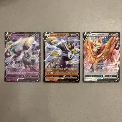 Pokemon TCG Lot of 3 V Holo Ultra Rare Full Art Cards NM/M - Image 1
