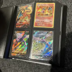 160 RARE LOT Pokemon Card Binder Charizard Pikachu Holo Charizard 11 - Image 2