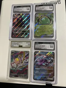 Pokemon TCG Graded Lot 4 Cards! JPN/English Modern Holo Graded 10!! - Image 1