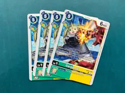 Gargomon BT22-046 Playset Cyber Eden Digimon Card Game x4 - Image 1