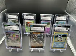Pokemon TCG Graded Card Lot. 7 CGC Gem Mint 10 - Image 1