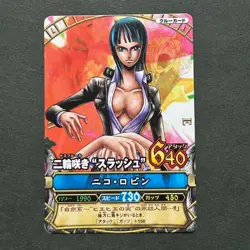 M1490 Nico Robin C213 Japanese One Piece Berry Match Carddass Card 2008 - Image 1