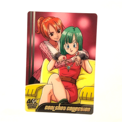 PREORDER Bulma Nami Dragon Ball One Piece Weekly Jump 40th Anniversary Card - Image 1