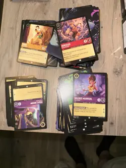 Disney Lorcana Cards Bulk Lot 100 Cards Mixed Cards Random Card Lot TCG All Sets - Image 1