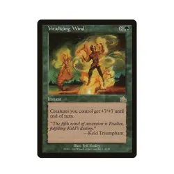 Vitalizing Wind MTG Prophecy Rare LP Lightly Played Single Card - Image 1