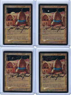 MTG Magic City of Brass Signed Darkened Sky Mark Tedin Junior Series Promo QTY 4 - Image 1