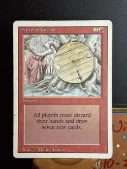 Wheel of Fortune Revised Edition MTG Magic the Gathering MP - Image 1