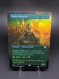Noble Hierarch (Borderless) Double Masters Foil 352 LP - Image 1