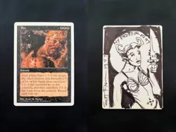 Pox FIFTH ED. Mtg ARTIST PROOF Signed/Sketched by Scott M. Fischer NY ProTour 97 - Image 1