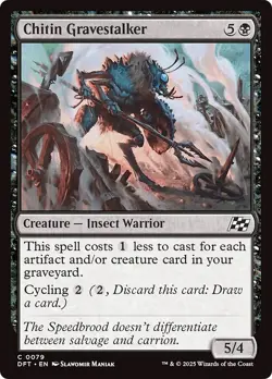 FOIL CHITIN GRAVESTALKER x4 mtg LP-NM Aetherdrift 4 Common - Image 1