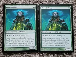 MTG Magic Coldsnap Boreal Druid 2x X2 Regular NM-LP - Image 1