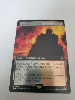 Smoldering Marsh (Extended Art) (Surge Foil) Universes Beyond: Doctor Who Foil - Image 1