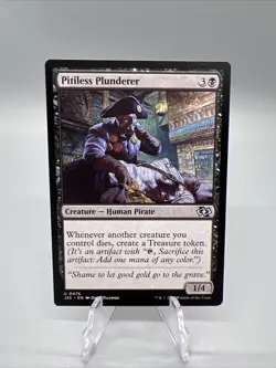 4x PITILESS PLUNDERER Uncommon 0245 J25 EN MTG Magic FOUNDATIONS JUMPSTART 2024 - Image 1