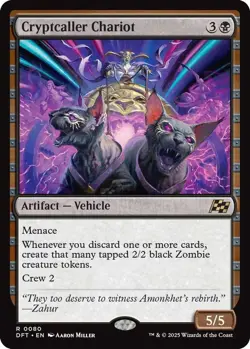 Cryptcaller Chariot 080 Magic The Gathering Regular Mint Condition - Image 1