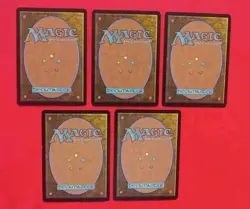 Mirrodin 5 Artifact Land Collector Set LP Excellent English Mana Magic MTG - Image 2