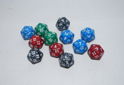 MTG Spindown D20 Dice Lot of 12 - Magic: The Gathering Life Counters, Mixed Colo - Image 1