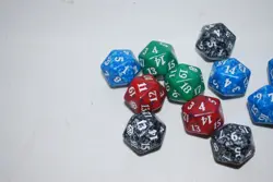 MTG Spindown D20 Dice Lot of 12 - Magic: The Gathering Life Counters, Mixed Colo - Image 3