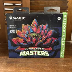 Magic the Gathering 2023 Commander Masters Collector Booster Pack In Box SEALED - Image 1