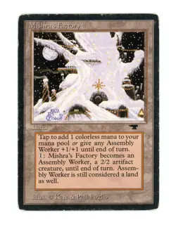 Mishra's Factory (Winter) Magic the Gathering MTG - Antiquities ATQ - Image 1