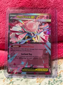 2025 Pokemon Mega Diancie Ex 041/094 Holo- Mega Battle Deck English (A) - Image 1