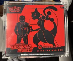 Destined Rivals Pokemon Center Exclusive Elite Trainer Box ETB with Acrylic Case - Image 1