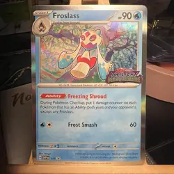 Froslass 117 Prerelease Twilight Masquerade Black Star Promo Pokemon TCG MINT - Image 1