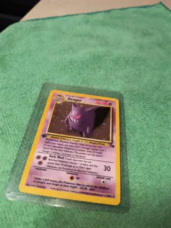 First Edition Pokemon Gengar Holo Rare 5/62 Fossil - Image 2