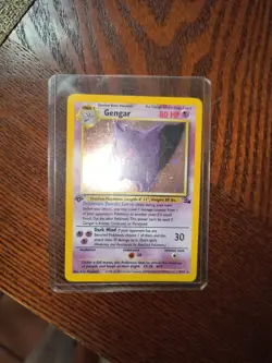 First Edition Pokemon Gengar Holo Rare 5/62 Fossil - Image 4