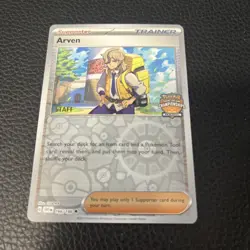 Pokemon TCG Arven #166/198 Arven STAFF Stamped Regional Championships 2023 x1🔥 - Image 1